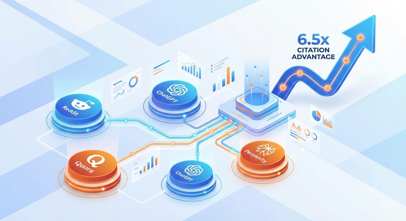How to Optimize Your Content Strategy When Third-Party Reddit and Quora Citations Drive 6.5x More AI Visibility Than Your Own Domain in 2026