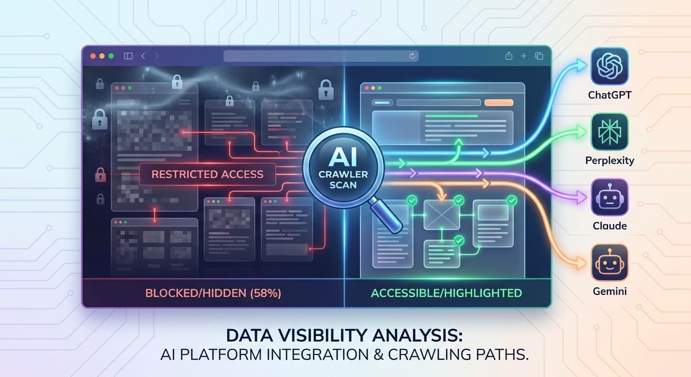 How to Build an LLMs.txt Crawler Strategy When 58% of Businesses Risk AI Search Invisibility By Blocking Generative Engine Bots