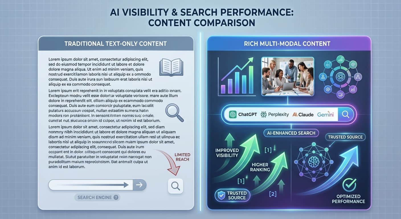 How to Build a Multi-Modal Answer Optimization Strategy When AI Search Engines Start Prioritizing Image-Rich and Chart-Based Content Over Text-Only Pages in 54% of How-To and Comparison Queries