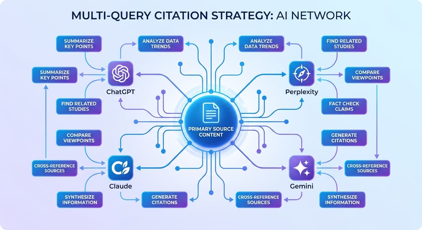 How to Build a Multi-Query Citation Pattern Strategy When AI Search Engines Cite Different Competitors for the Same Core Topic Across 8+ Prompt Variations
