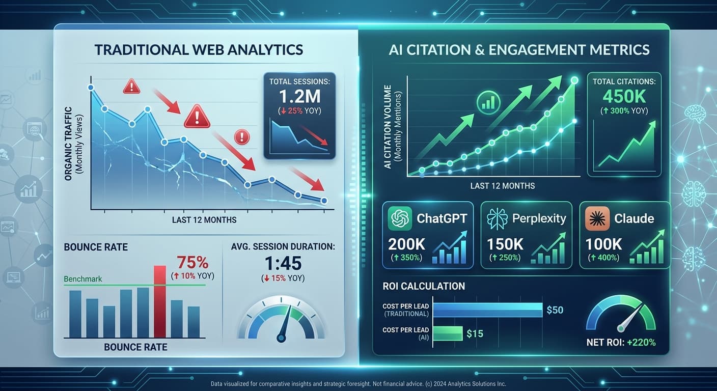 How to Build an AI Search ROI Measurement Strategy When 63% of AI-Generated Citations Never Result in Website Visits But Finance Teams Still Demand Revenue Attribution