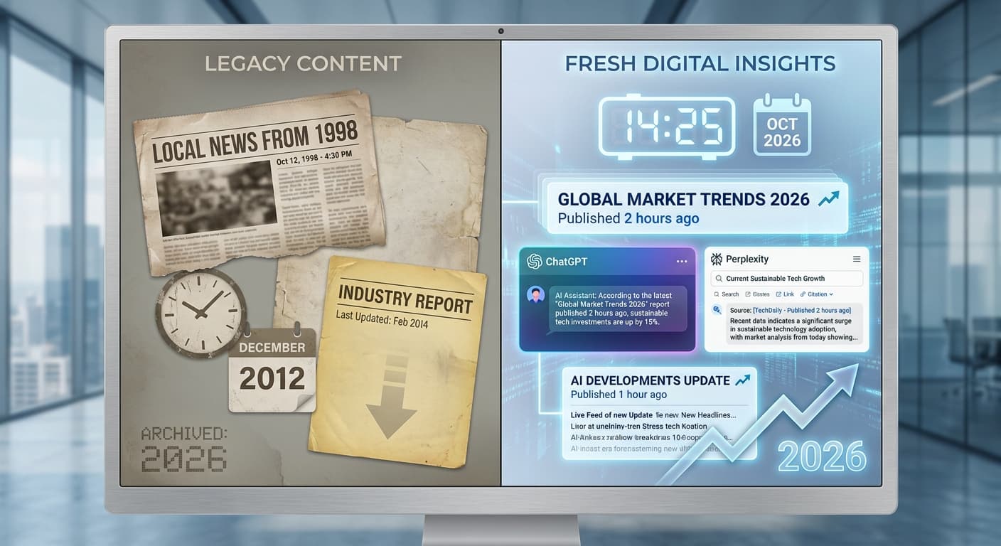 How to Build an AI Search Temporal Relevance Strategy: Overcoming Legacy Citation Bias for Real-Time Content